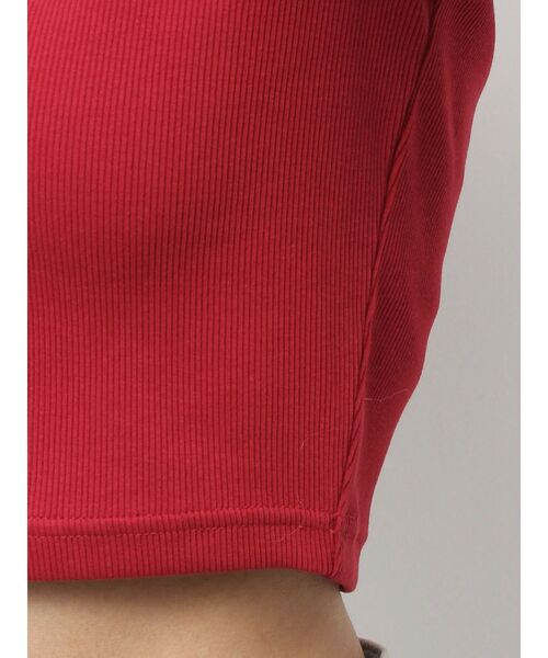 RESEXXY(リゼクシー)の「UネックTシャツ(Tシャツ/カットソー・レディース・ホワイト/ブラック/レッド・FREE)」の6枚目の写真