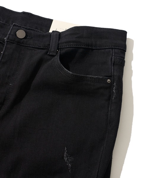 mnml/ミニマル】PAISLEY STRETCH DENIM 23ML-SP222D（デニムパンツ