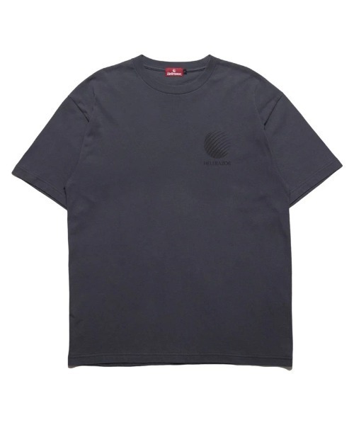 Hellrazor(ヘルレイザー)の「Hellrazor CORE LOGO T-SHIRT(ヘルレイザー コア ロゴ Tシャツ)(シャツ/ブラウス・メンズ・ホワイト/グレー系・MEDIUM/LARGE/X-LARGE/XX-LARGE)」の7枚目の写真