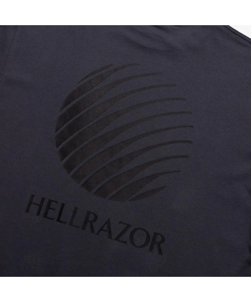 Hellrazor(ヘルレイザー)の「Hellrazor CORE LOGO T-SHIRT(ヘルレイザー コア ロゴ Tシャツ)(シャツ/ブラウス・メンズ・ホワイト/グレー系・MEDIUM/LARGE/X-LARGE/XX-LARGE)」の3枚目の写真