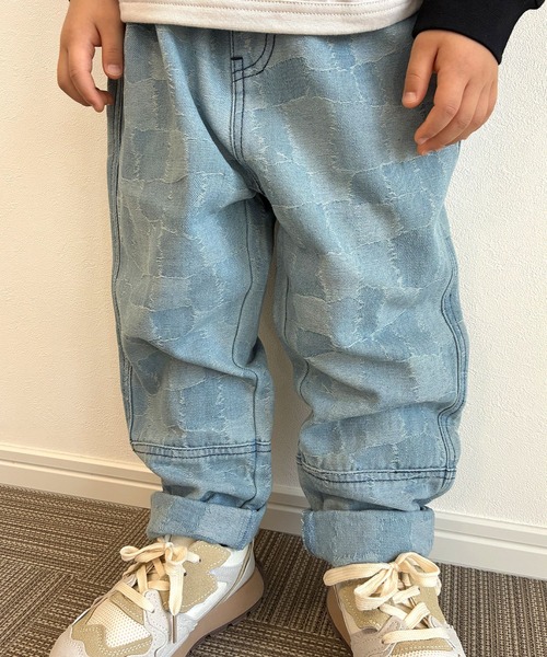 KiCCOLY（キッコリー）の「9分丈ﾃﾞﾆﾑ（デニムパンツ・キッズ・ブルー系その他/ネイビー/ブルー/ブルー系その他2・120cm/150cm/140cm/130cm/110cm）」の3枚目の写真