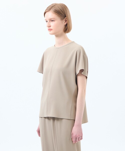 MACKINTOSH PHILOSOPHY(マッキントッシュ フィロソフィー)の「バックサテンドルマンブラウス(シャツ/ブラウス・レディース・ベージュ/ダークネイビー・38/36/34)」の7枚目の写真