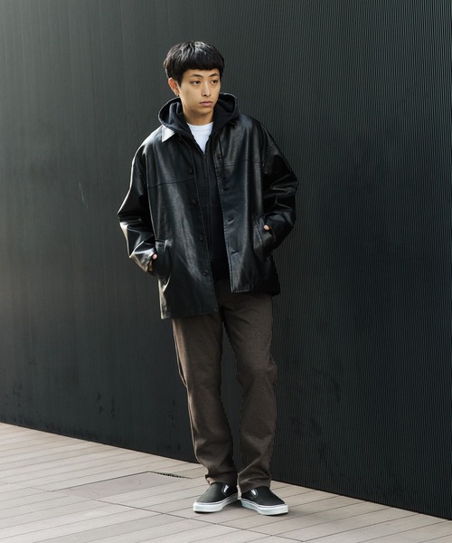 フェイクレザー カーコート（ブルゾン）｜BEAMS HEART（ビームスハート
