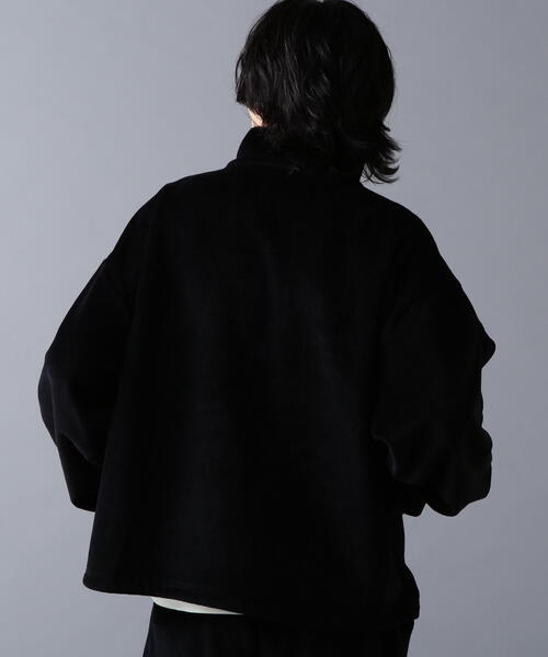 DankeSchon/ダンケシェーン/W-FACE VELOUR HALF ZIP STAND（スウェット