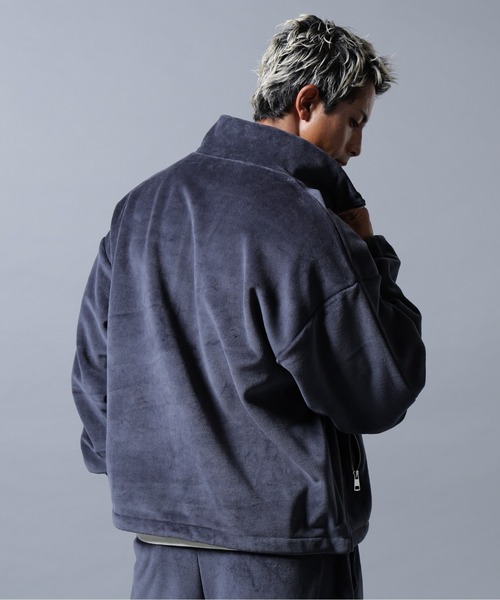DankeSchon/ダンケシェーン/W-FACE VELOUR HALF ZIP STAND（スウェット