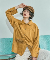 niko and... | スウェードウエスタンシャツジャケット(その他アウター)