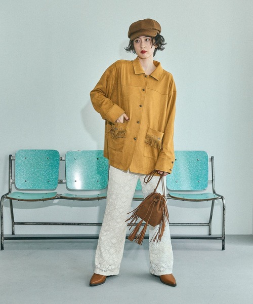 セール】スウェードウエスタンシャツジャケット（その他アウター