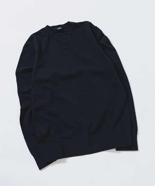 BRILLA per il gusto（ブリッラペルイルグースト）の「ロングスリーブ スウェットシャツ（スウェット・メンズ・ブラック系その他2/ブラック/ホワイト系その他2/ネイビー・S/M/L/XL）」の4枚目の写真