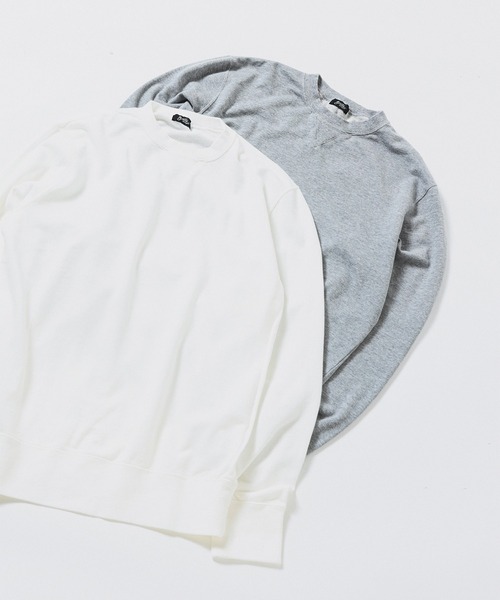 BRILLA per il gusto（ブリッラペルイルグースト）の「ロングスリーブ スウェットシャツ（スウェット・メンズ・ブラック系その他2/ブラック/ホワイト系その他2/ネイビー・S/M/L/XL）」の2枚目の写真