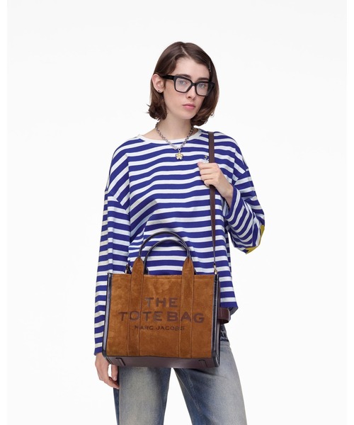 MARC JACOBS（マークジェイコブス）の「SUEDE LEATHER BLOCKED MEDIUM TOTE BAG/ザ スエード レザー ブロックド トート バッグ ミディアム（トートバッグ・レディース・ブラウン系その他4・ONE SIZE）」の12枚目の写真