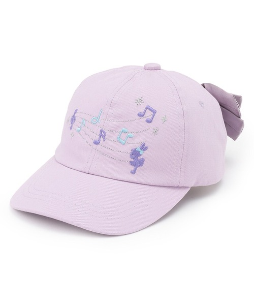 KP DECO（ケーピーデコ）の「mimiちゃん サテンリボンキャップ（キャップ・キッズ・ラベンダー/ピンク・MEDIUM/LARGE/SMALL）」の2枚目の写真