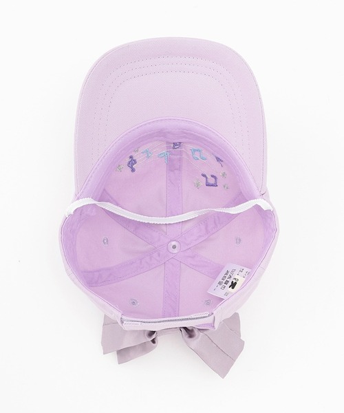 KP DECO（ケーピーデコ）の「mimiちゃん サテンリボンキャップ（キャップ・キッズ・ラベンダー/ピンク・MEDIUM/LARGE/SMALL）」の3枚目の写真