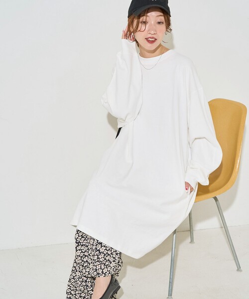 極美品】AEWEN MATOPH ロングスリーブ ミニ ワンピース 36 AEWEN