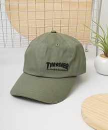 THRASHER｜スラッシャー（メンズ）の帽子（グリーン・カーキ/緑色系