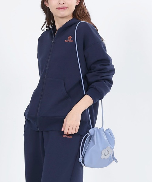 MARY QUANT（マリークワント）の「デイジーパッチドロスト ショルダー（ショルダーバッグ・レディース・ブラック/ピンクベージュ/シルバー/ブルー・FREE）」の2枚目の写真