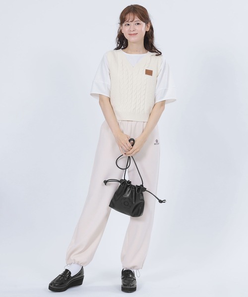 MARY QUANT（マリークワント）の「デイジーパッチドロスト ショルダー（ショルダーバッグ・レディース・ブラック/ピンクベージュ/シルバー/ブルー・FREE）」の8枚目の写真