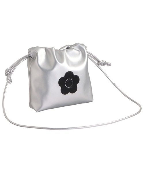 マリークワント デイジーパッチヌビ ドロストミニトート 新品未使用 MARY QUANT ONLINE SHOP｜マリークヮントオンラインショップ