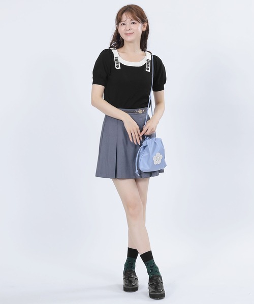 MARY QUANT（マリークワント）の「デイジーパッチドロスト ショルダー（ショルダーバッグ・レディース・ブラック/ピンクベージュ/シルバー/ブルー・FREE）」の14枚目の写真