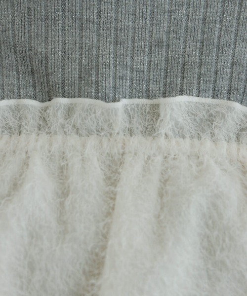 flower（フラワー）の「シャギーフリルビスチェ（キャミソール・レディース・ブラック/アイボリー・FREE）」の14枚目の写真