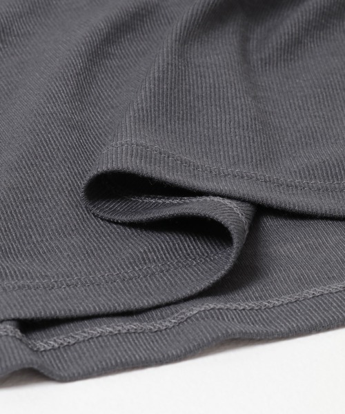 KBF（ケイビーエフ）の「シアーリブデザインカットソー（Tシャツ/カットソー・レディース・チャコールグレー/ピンク/ライトベージュ・ONE）」の18枚目の写真