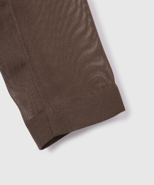 VICKY（ビッキー）の「メッシュダブルテーラージャケット≪手洗い可能≫（ダウンジャケット/コート・レディース・ブラック/ブラウン・M）」の6枚目の写真