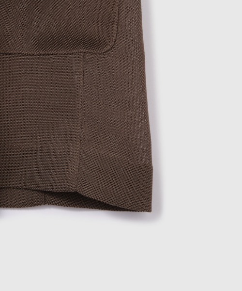 VICKY（ビッキー）の「メッシュダブルテーラージャケット≪手洗い可能≫（ダウンジャケット/コート・レディース・ブラック/ブラウン・M）」の7枚目の写真