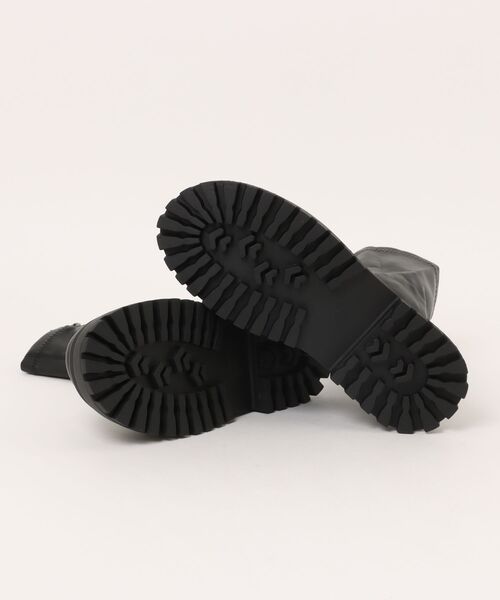 SANSeLF(サンセルフ)の「【SANSeLF】 ショートブーツ 厚底ラグソール ストレートシルエット sas25a020(ブーツ・レディース・ブラック・39/38/37/36)」の13枚目の写真