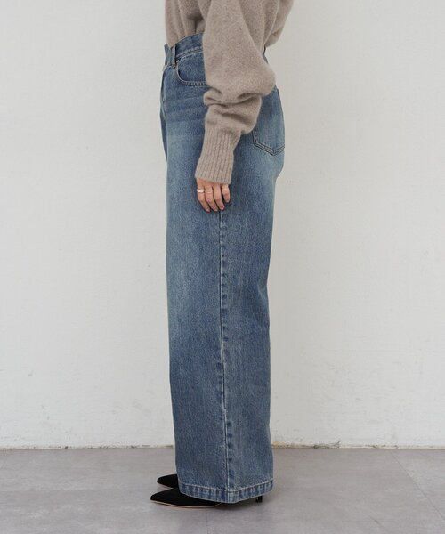 SHENERY（シーナリー）の「ウエストデザインデニム（デニムパンツ・レディース・ブルー/ブラック・38/36）」の18枚目の写真