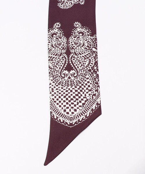 Kinloch（キンロック）の「Kinloch シルクスカーフ（バンダナ/スカーフ・メンズ・ブルー系その他2/ベージュ系その他/ブラウン系その他・FREE）」の6枚目の写真