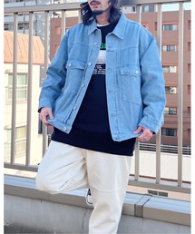 MODISH GAZE（モディシュガゼ）の「【MODISH GAZE】モディッシュガゼ デニムBIGGジャン（デニムジャケット）」