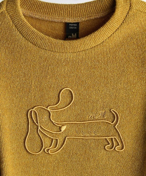 moimoln(モイモルン)の「エニカトップス(Tシャツ/カットソー・キッズ・オリーブ・120cm/110cm/100cm/140cm/130cm)」の4枚目の写真