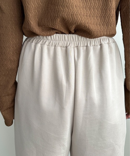 PILIT（ピリット）の「ポンチタックカーブパンツ（その他パンツ・レディース・アイボリー/ブラック/ブラウン・MEDIUM）」の18枚目の写真