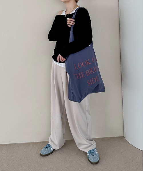 PILIT（ピリット）の「ポンチタックカーブパンツ（その他パンツ・レディース・アイボリー/ブラック/ブラウン・MEDIUM）」の8枚目の写真