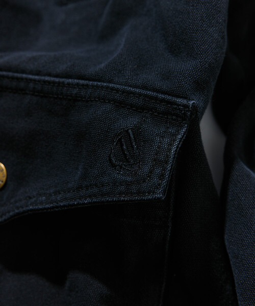 NAUTICA（ノーティカ）の「NAUTICA/ノーティカ ヴィンテージライク 衿切り替え クラッシュド ダックコート（ステンカラーコート・メンズ・ベージュ/ブラック/オリーブ・MEDIUM/LARGE/X-LARGE）」の18枚目の写真