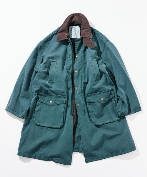 新品★NAUTICAノーティカヴィンテージライク クラッシュドダックコート セール】NAUTICA/ノーティカ ヴィンテージライク 衿切り替え