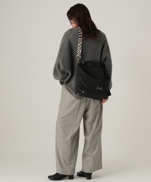 Elura（エルーラ）の「ウールライクワイドパンツ/596038（その他パンツ・レディース・ネイビー/オフホワイト/ライトグレー・MEDIUM/LARGE/FREE(S)）」の13枚目の写真