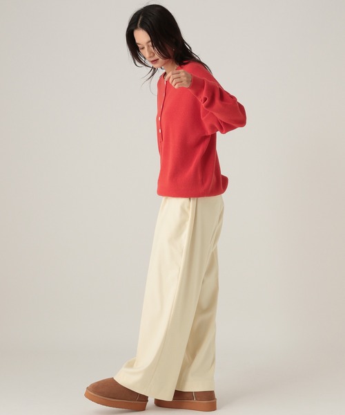 Elura（エルーラ）の「ウールライクワイドパンツ/596038（その他パンツ・レディース・ネイビー/オフホワイト/ライトグレー・MEDIUM/LARGE/FREE(S)）」の5枚目の写真