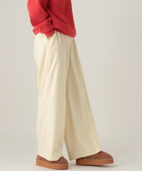 Elura（エルーラ）の「ウールライクワイドパンツ/596038（その他パンツ・レディース・ネイビー/オフホワイト/ライトグレー・MEDIUM/LARGE/FREE(S)）」の7枚目の写真