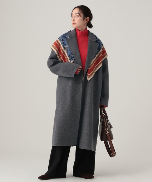 Elura（エルーラ）の「ウールライクワイドパンツ/596038（その他パンツ・レディース・ネイビー/オフホワイト/ライトグレー・MEDIUM/LARGE/FREE(S)）」の15枚目の写真