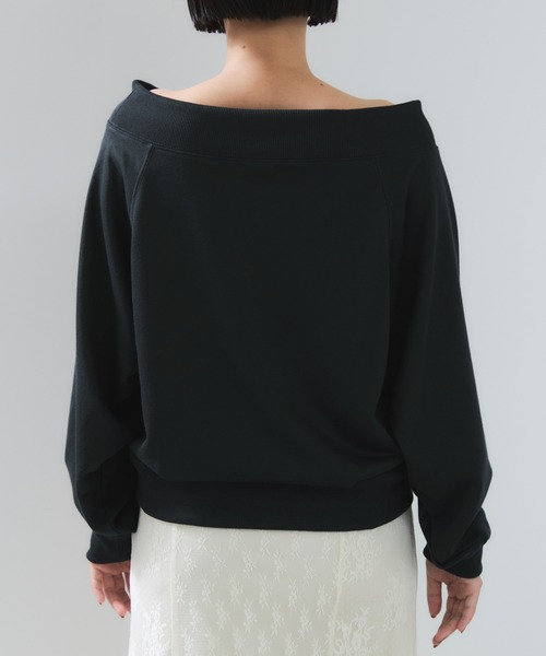 POLO BCS（ポロ ビーシーエス）の「【POLO BCS】VIS別注ワンショルダースウェットトップス（スウェット・レディース・グレー/ブラック/ネイビー・FREE）」の19枚目の写真