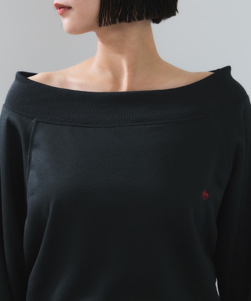 POLO BCS（ポロ ビーシーエス）の「【POLO BCS】VIS別注ワンショルダースウェットトップス（スウェット・レディース・グレー/ブラック/ネイビー・FREE）」の20枚目の写真