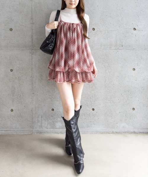 clear（クリア）の「ウエスタンカバーロングブーツ［Y2K カジュアル 着回し力抜群］（ブーツ・レディース・ブラック/グレー・M/L）」の17枚目の写真