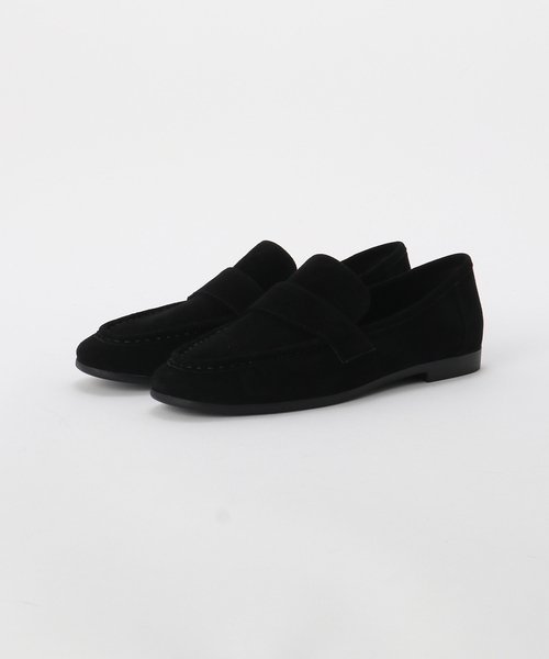 VERMEIL par iena(ヴェルメイユパーイエナ)の「BLACK SUEDE STUDIO ブラックスエードスタジオ Suede Slippon ARROW(その他シューズ・レディース・ブラック・36/37/38/39)」の1枚目の写真