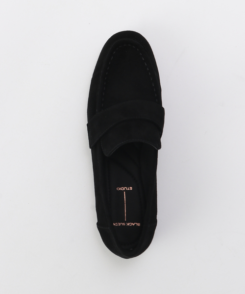 VERMEIL par iena(ヴェルメイユパーイエナ)の「BLACK SUEDE STUDIO ブラックスエードスタジオ Suede Slippon ARROW(その他シューズ・レディース・ブラック・36/37/38/39)」の6枚目の写真