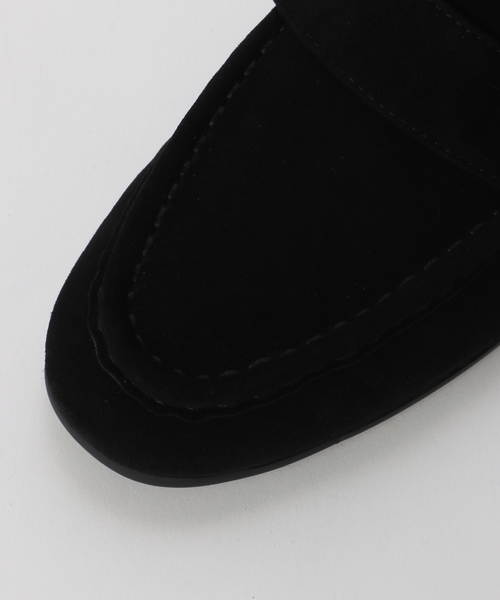 VERMEIL par iena(ヴェルメイユパーイエナ)の「BLACK SUEDE STUDIO ブラックスエードスタジオ Suede Slippon ARROW(その他シューズ・レディース・ブラック・36/37/38/39)」の8枚目の写真
