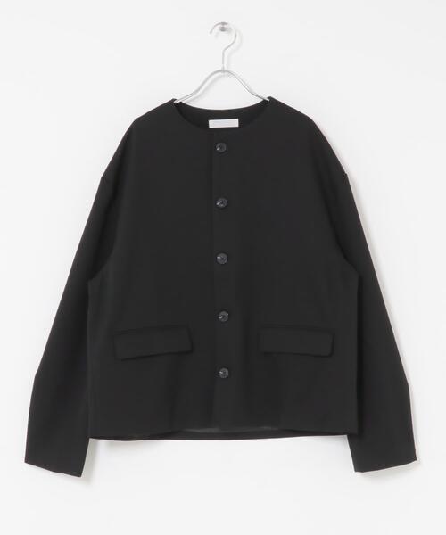 SENSE OF PLACE by URBAN RESEARCH(センスオブプレイスバイアーバンリサーチ)の「コンフォートクルーネックジャケット(その他アウター・メンズ・ブラック/グレー・MEDIUM/LARGE)」の10枚目の写真