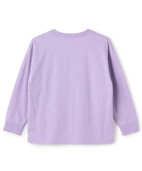 minimal(ミニマル)の「くまワンポイント天竺ロングTシャツ(Tシャツ/カットソー・キッズ・オフホワイト/ブラック/レッド/トップグレー/ラベンダー/カーキ・100cm/90cm/130cm/120cm/110cm/140cm)」の22枚目の写真