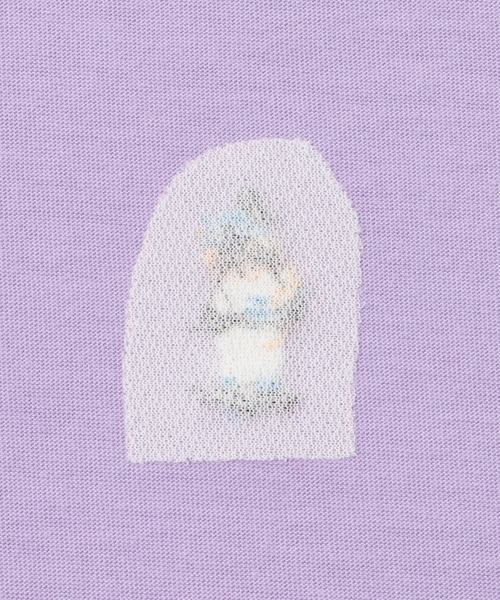 minimal(ミニマル)の「くまワンポイント天竺ロングTシャツ(Tシャツ/カットソー・キッズ・オフホワイト/ブラック/レッド/トップグレー/ラベンダー/カーキ・100cm/90cm/130cm/120cm/110cm/140cm)」の19枚目の写真