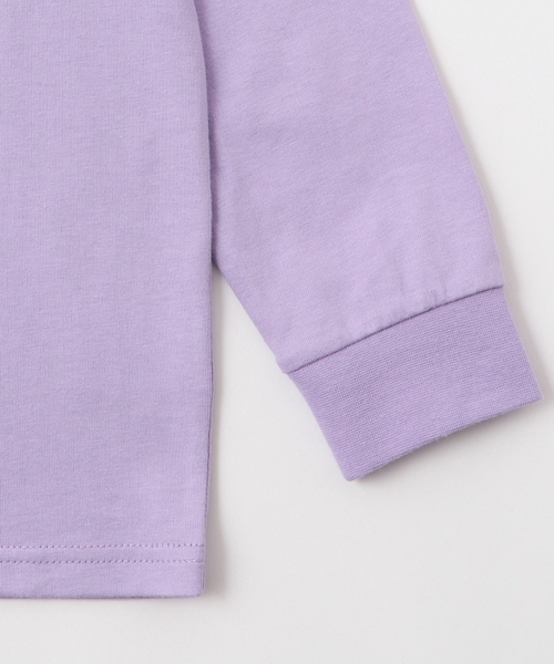 minimal(ミニマル)の「くまワンポイント天竺ロングTシャツ(Tシャツ/カットソー・キッズ・オフホワイト/ブラック/レッド/トップグレー/ラベンダー/カーキ・100cm/90cm/130cm/120cm/110cm/140cm)」の18枚目の写真