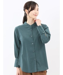 m.f.editorial | 【綿混】m.f.エディトリアル レディース マオカラー 長袖ブラウス(シャツ/ブラウス)